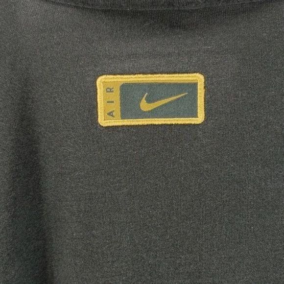 Nike Air Basketball Army Green Zippered Mens Size Large Pullover - Picture 6 of 7